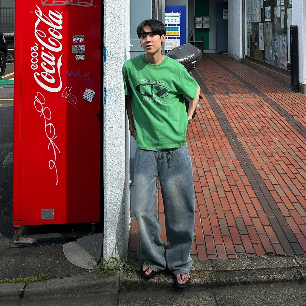 ウォッシュライトデニムパンツ