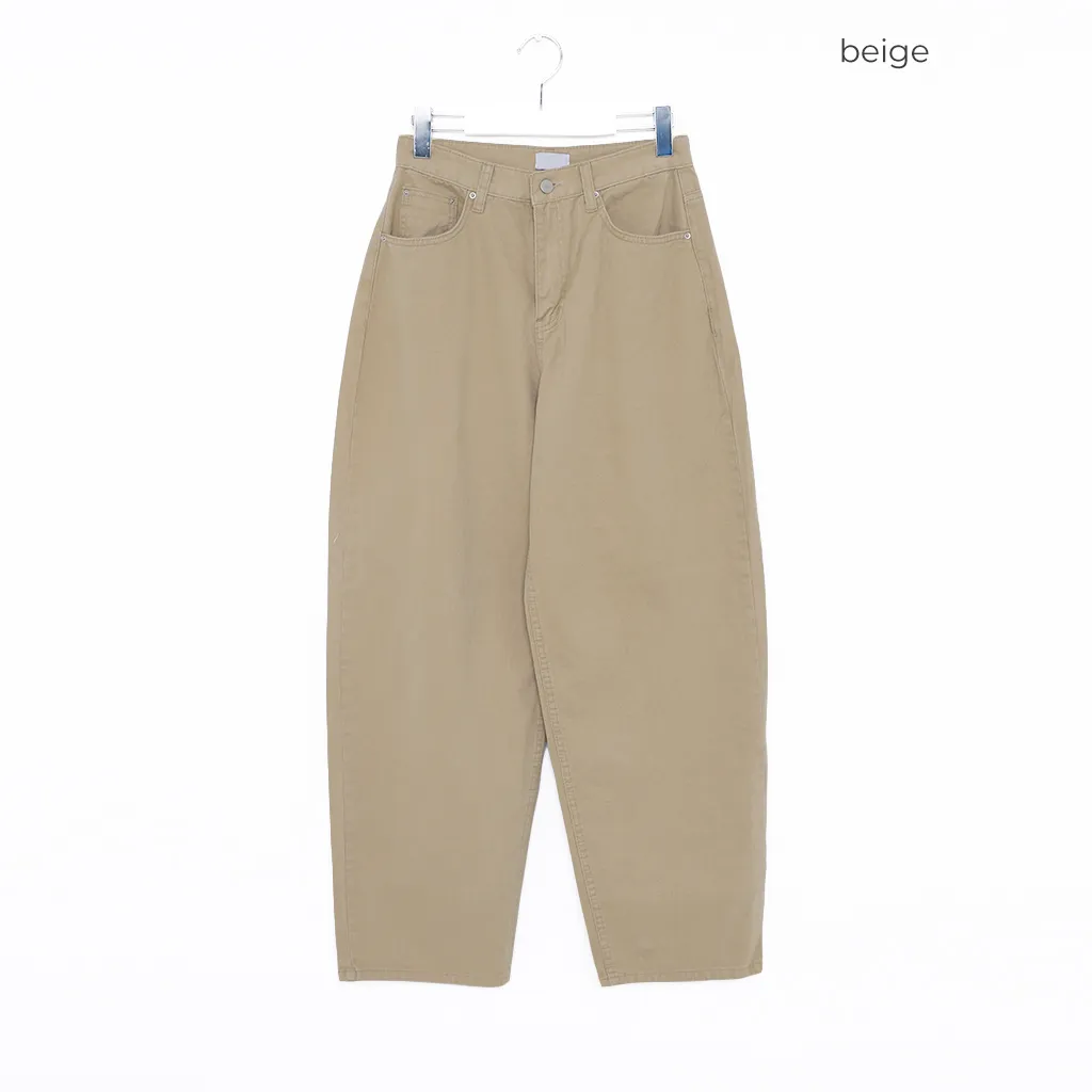 ユニセックスコットンワイドパンツ