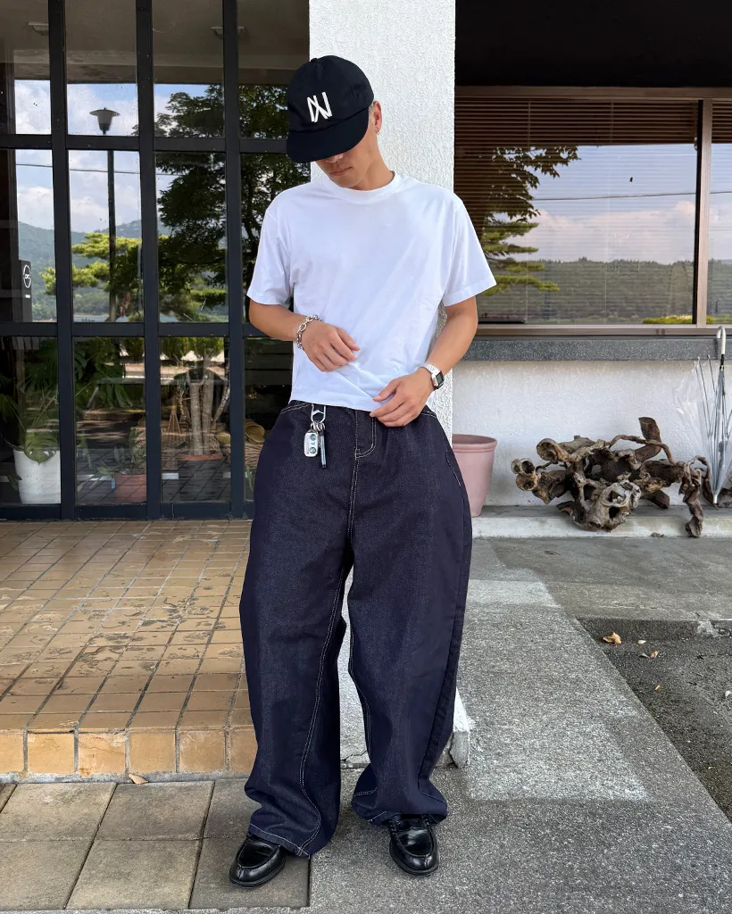 ノンフェードデニムパンツ