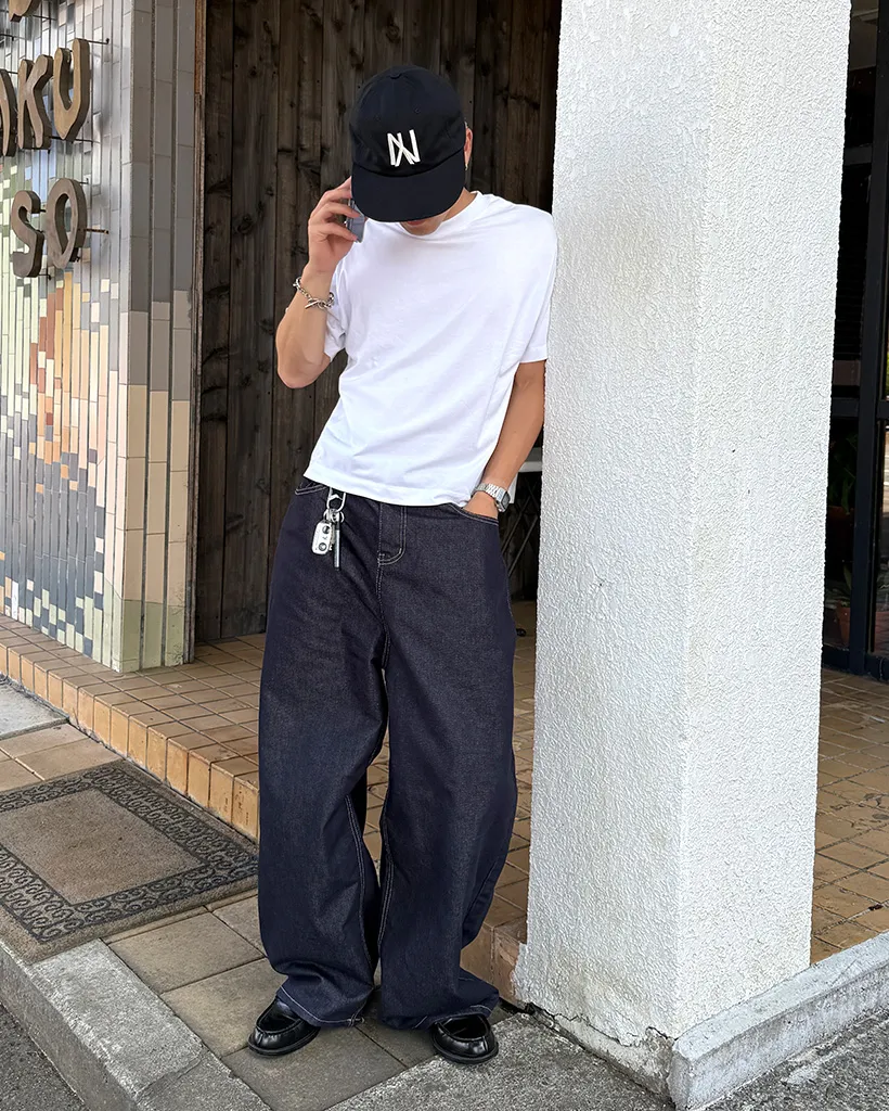 ノンフェードデニムパンツ