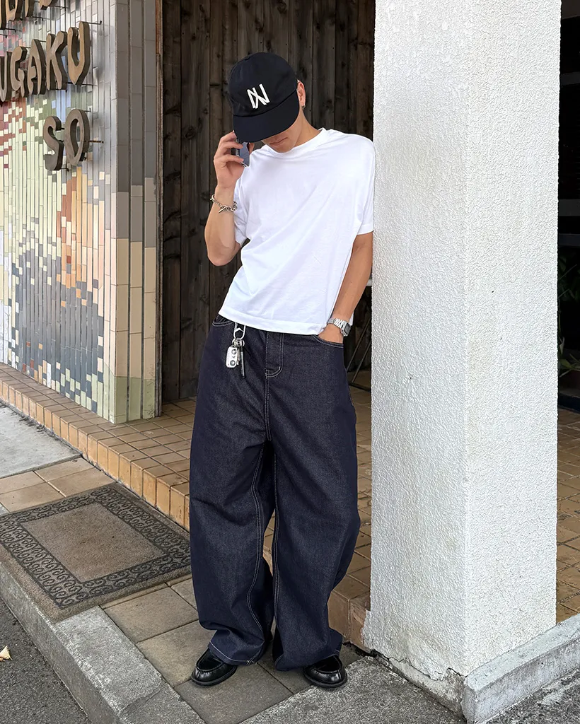 ノンフェードデニムパンツ
