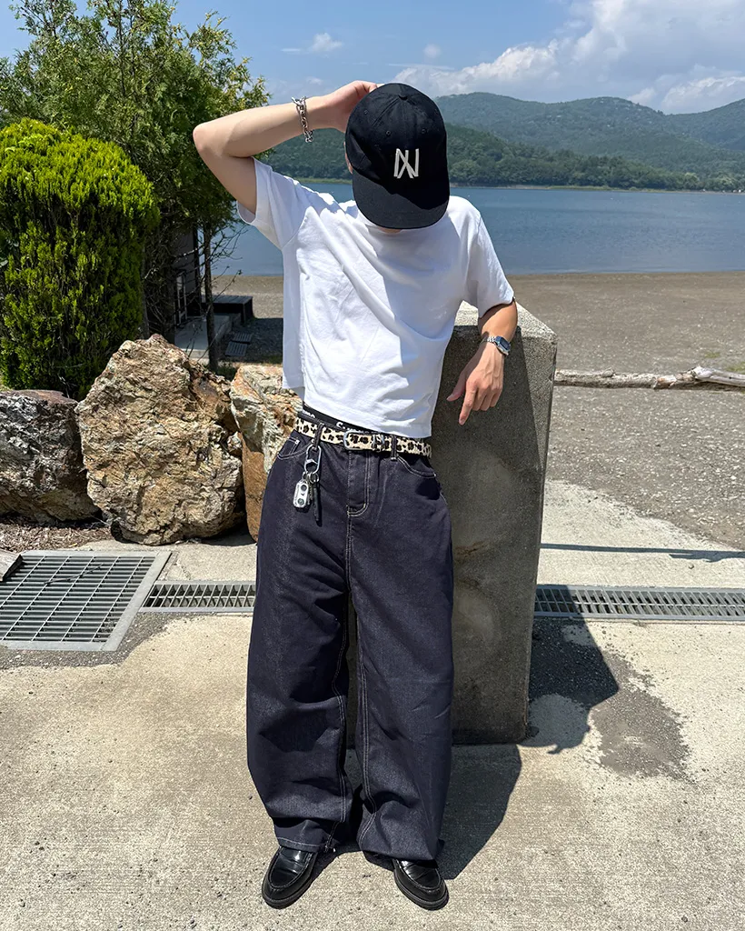 ノンフェードデニムパンツ