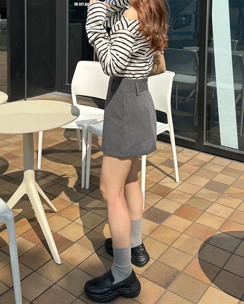ボートネックロングスリーブTシャツ