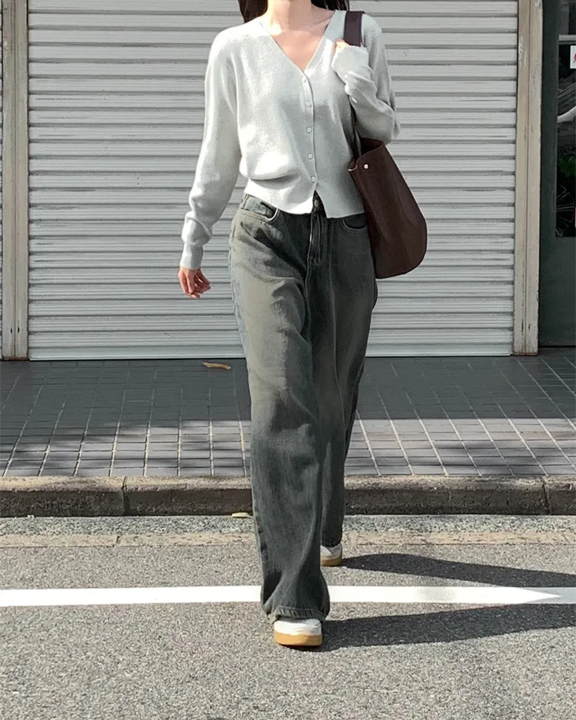 洗えるふわふわニットカーディガン