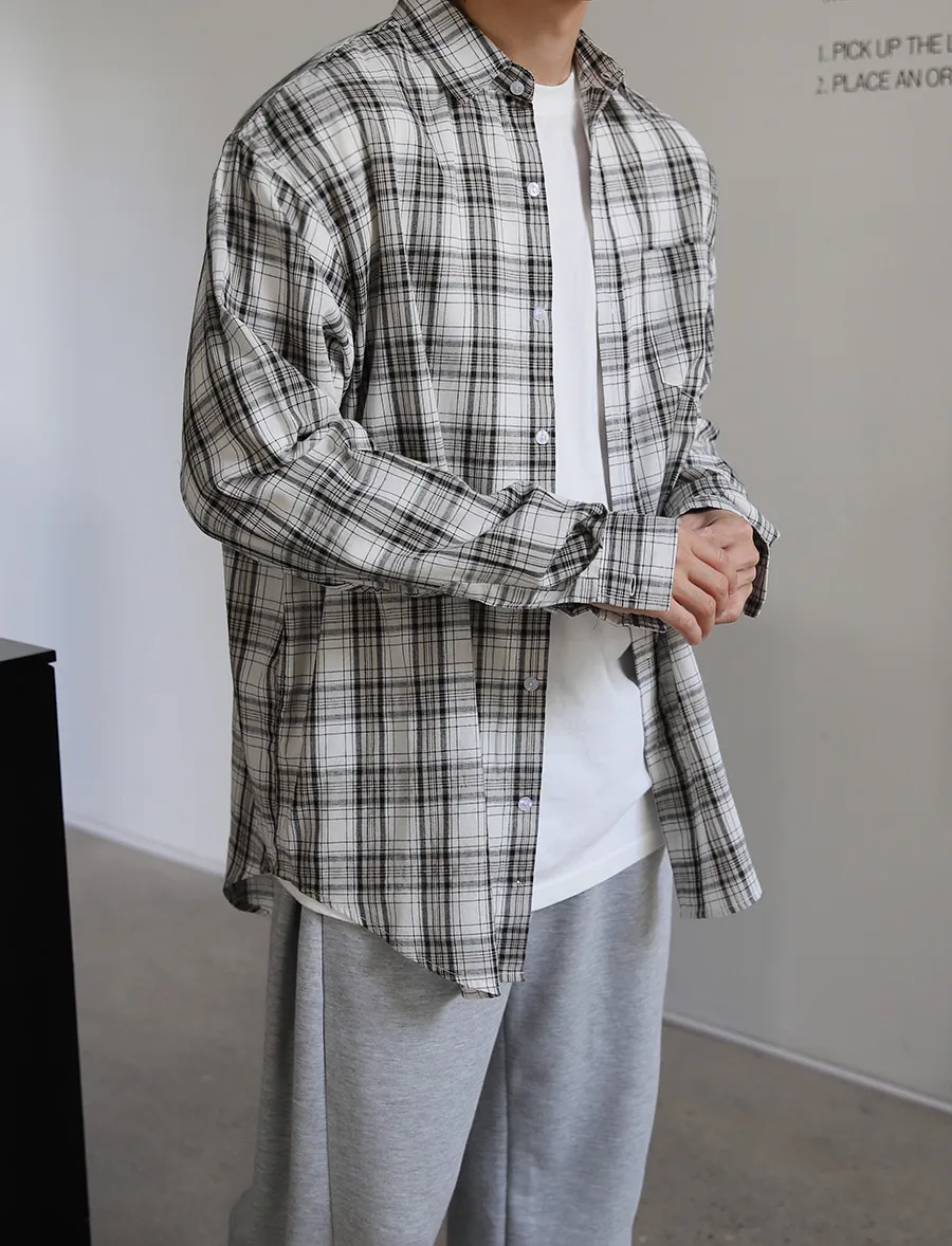 定番 ディリー チェックシャツ