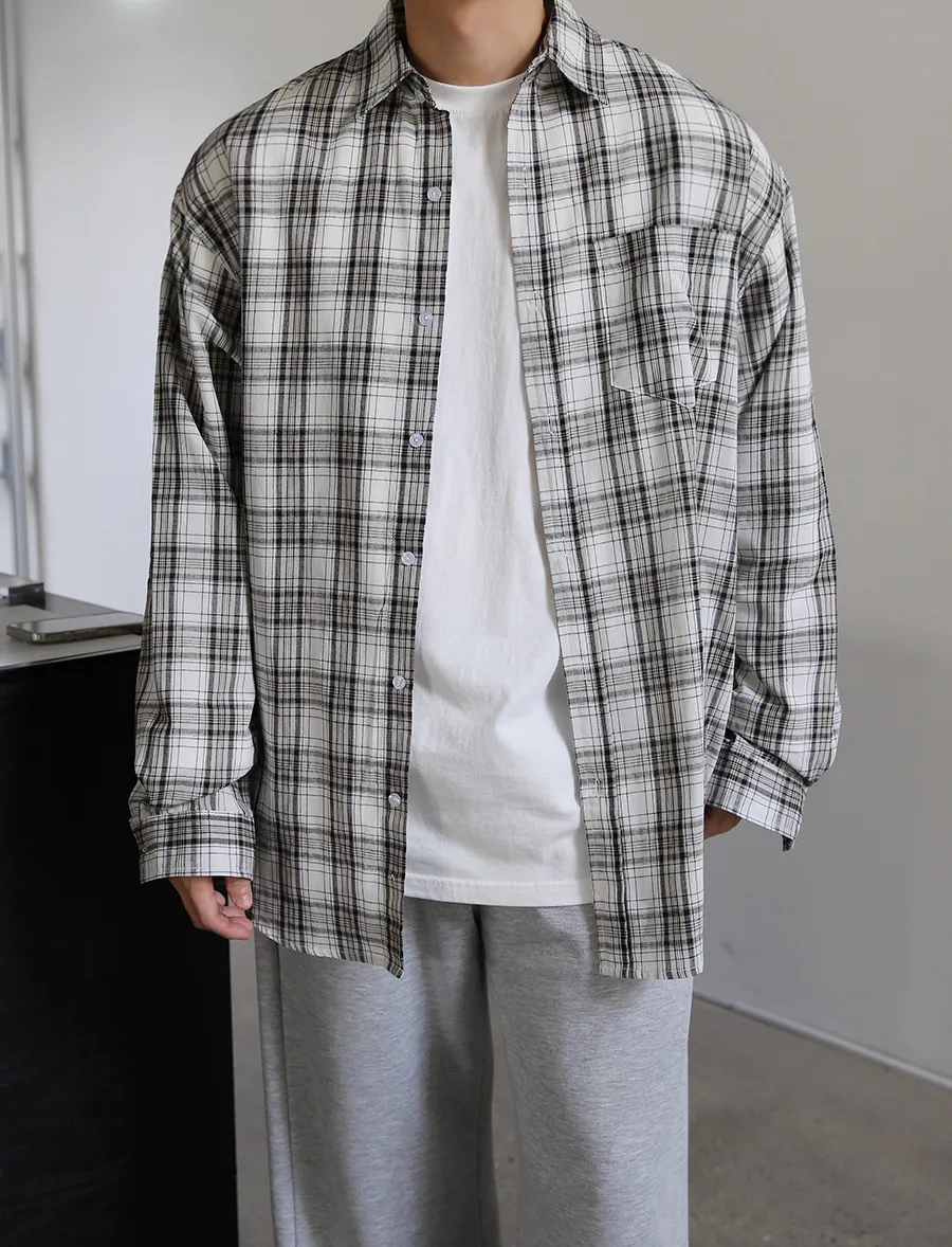 定番 ディリー チェックシャツ