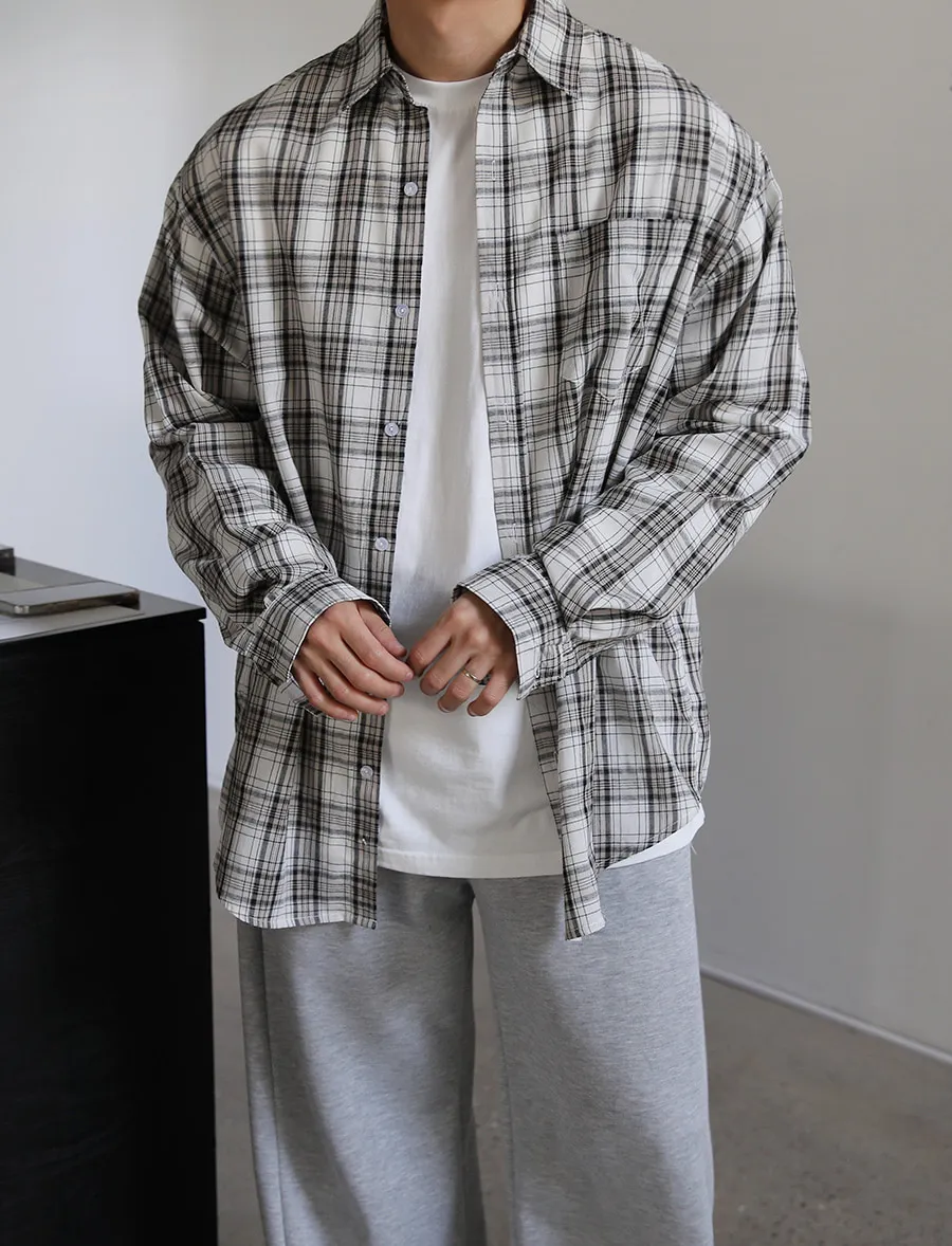 定番 ディリー チェックシャツ
