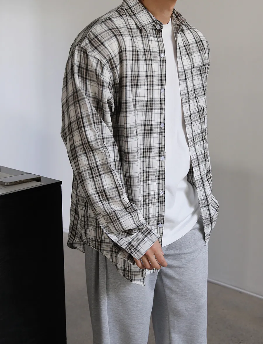 定番 ディリー チェックシャツ