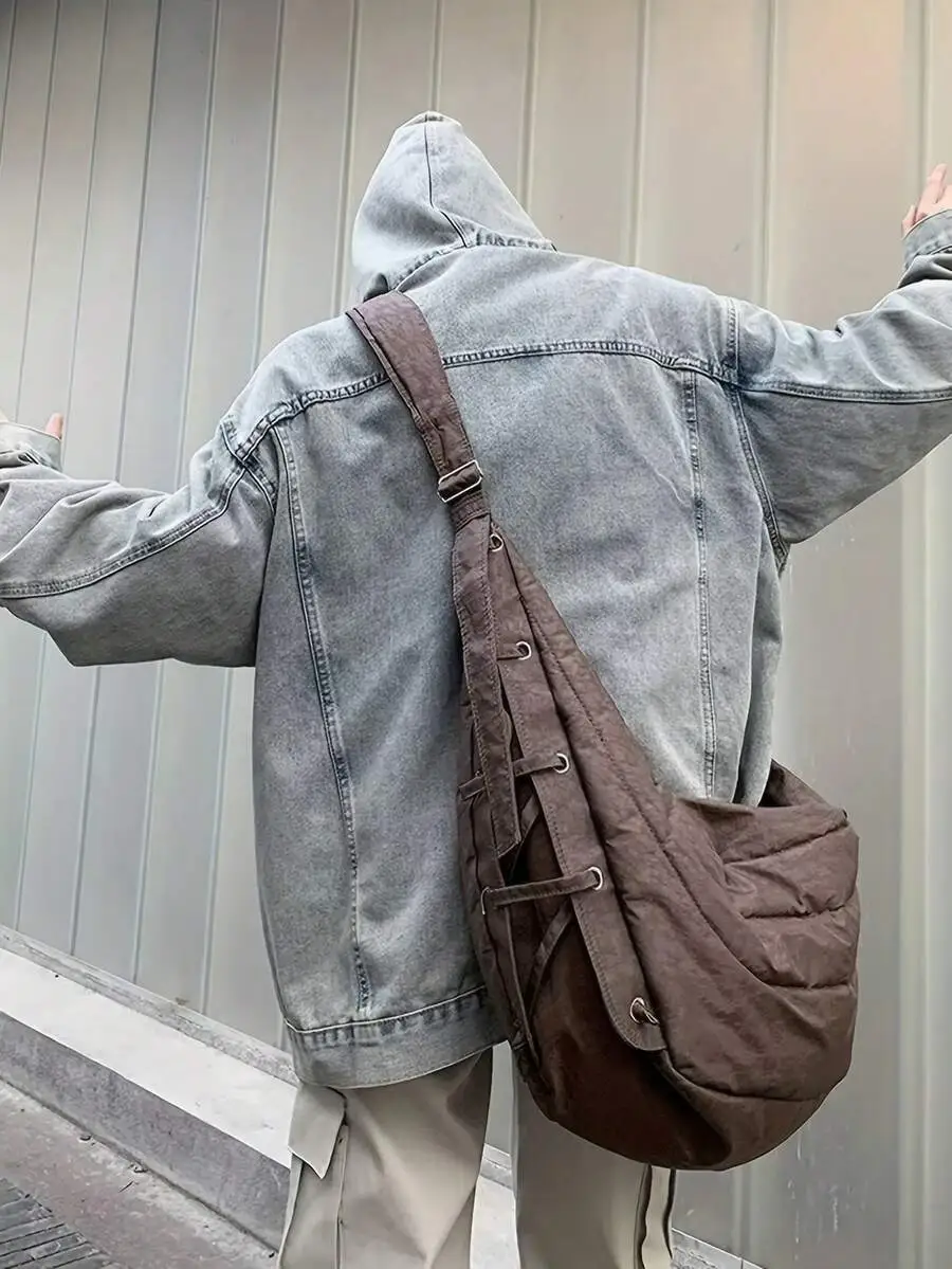 レトロ フード付き ジャケット 春秋 デニムコート