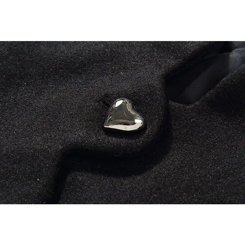 アウター コート 主役級 OL/通勤 ハート ブラック