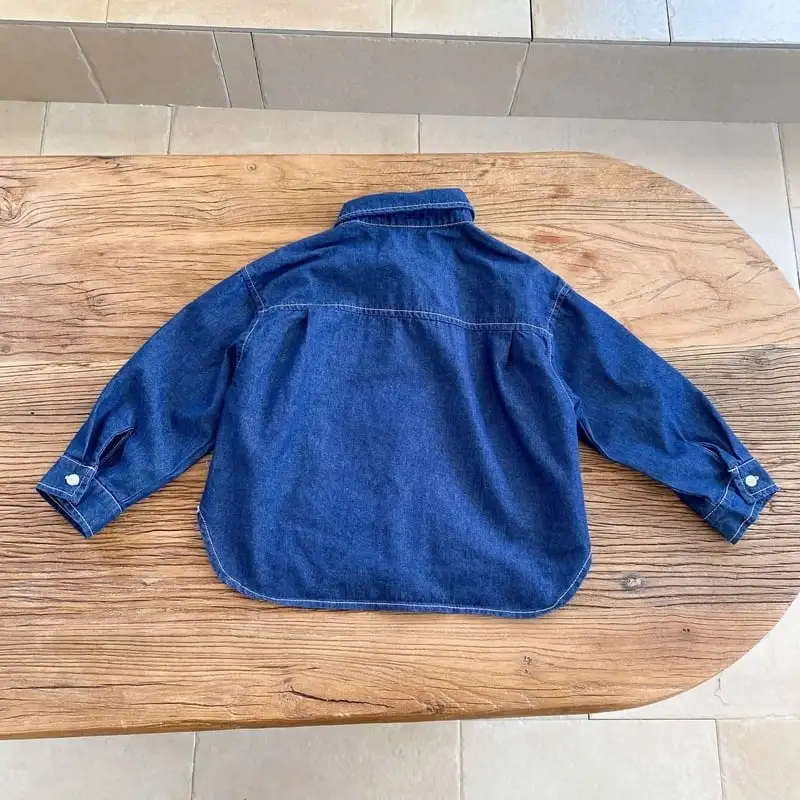 【80-150cm】デニム ワンピース トップス