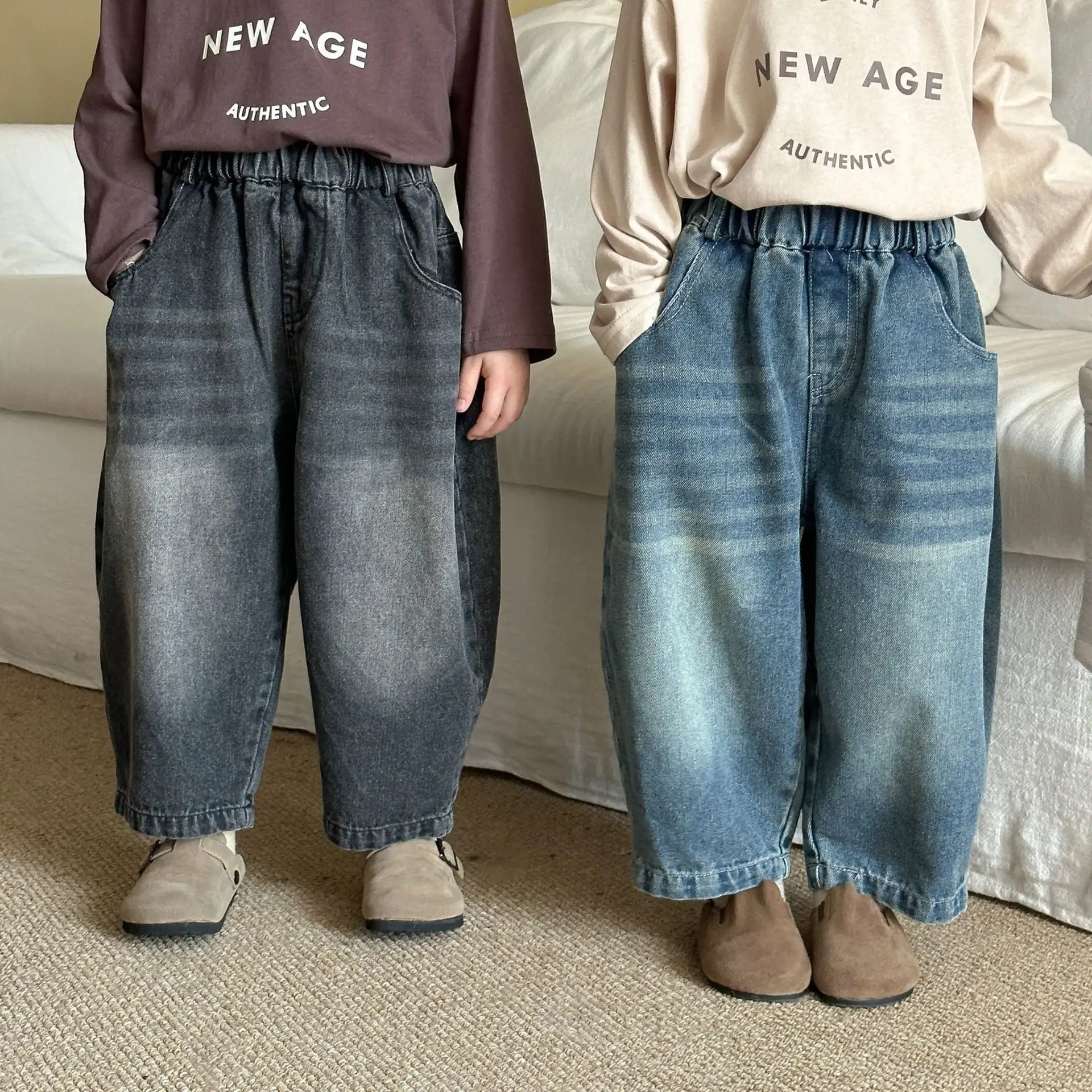 【80-150cm】デニムパンツ