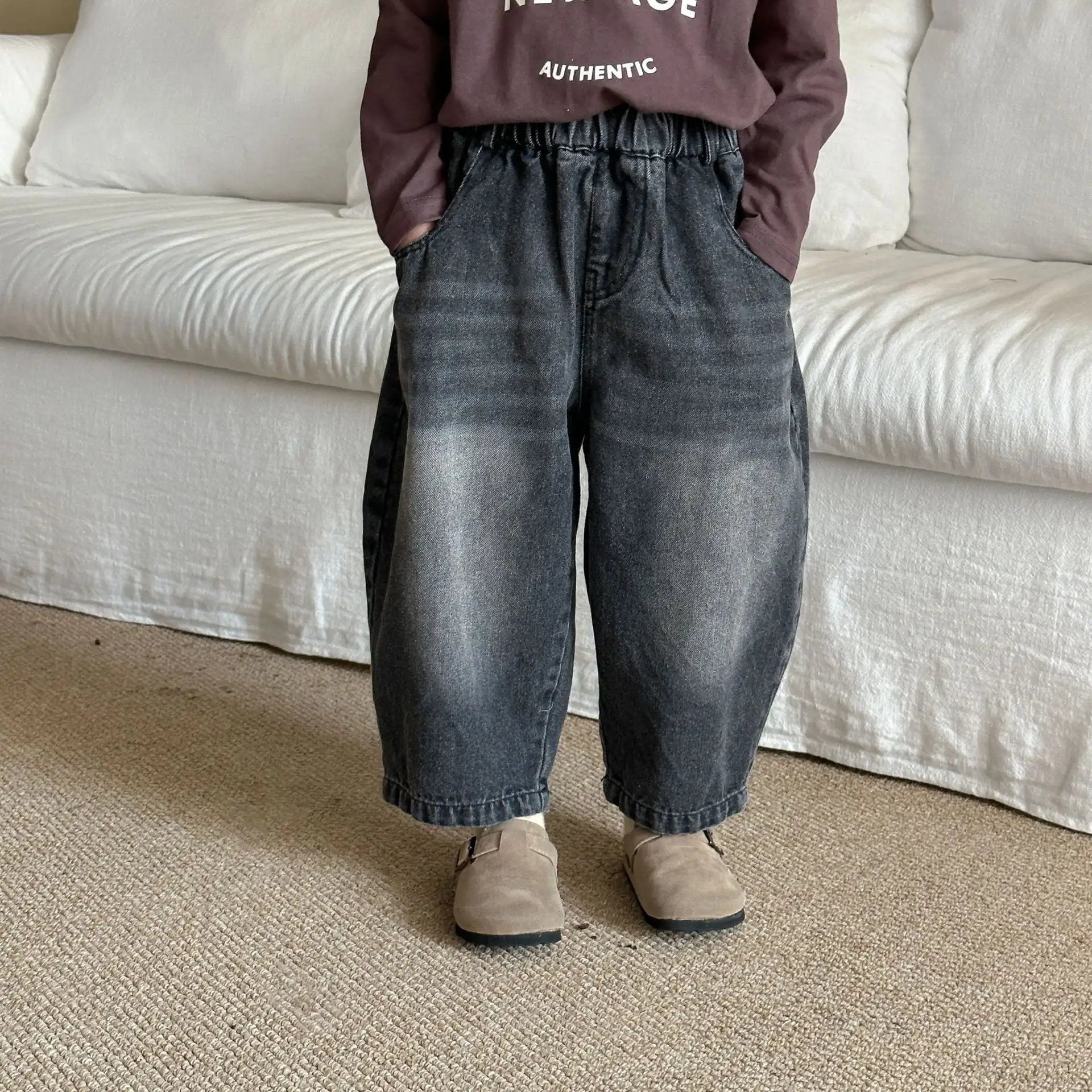 【80-150cm】デニムパンツ