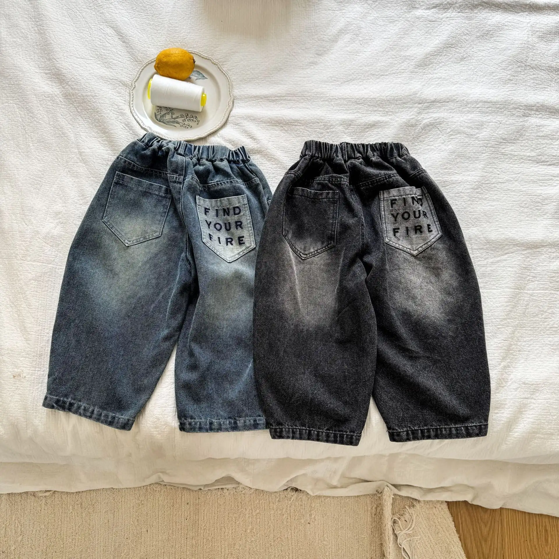 【80-150cm】デニムパンツ