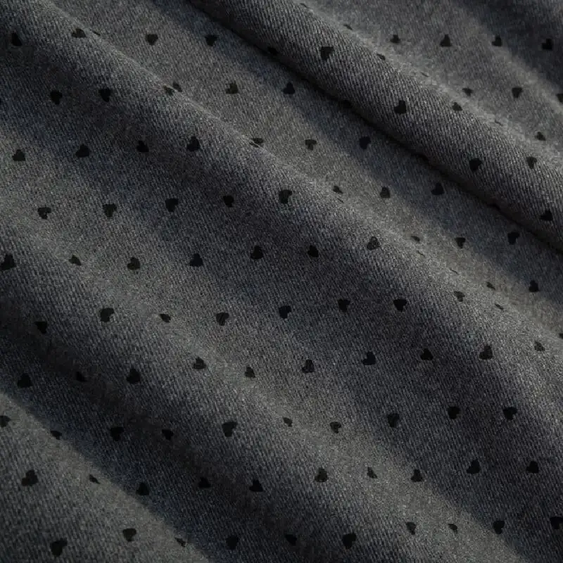 ボトムス スカート ハート柄 ハイウエスト グレー