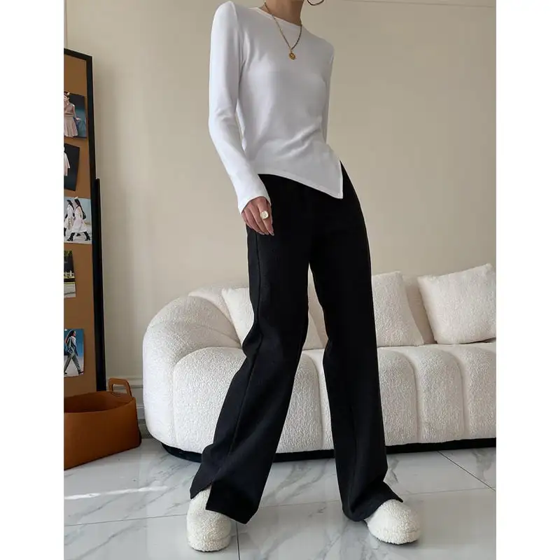 ボトムス フリースパンツ カジュアル 裏起毛 ベージュ ブラック