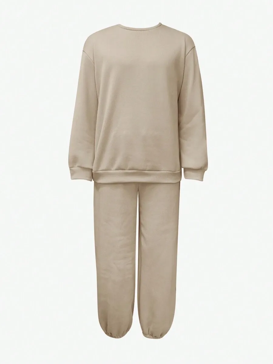 メンズ 無地 スウェットシャツ  スウェットパンツ  セット カジュアル