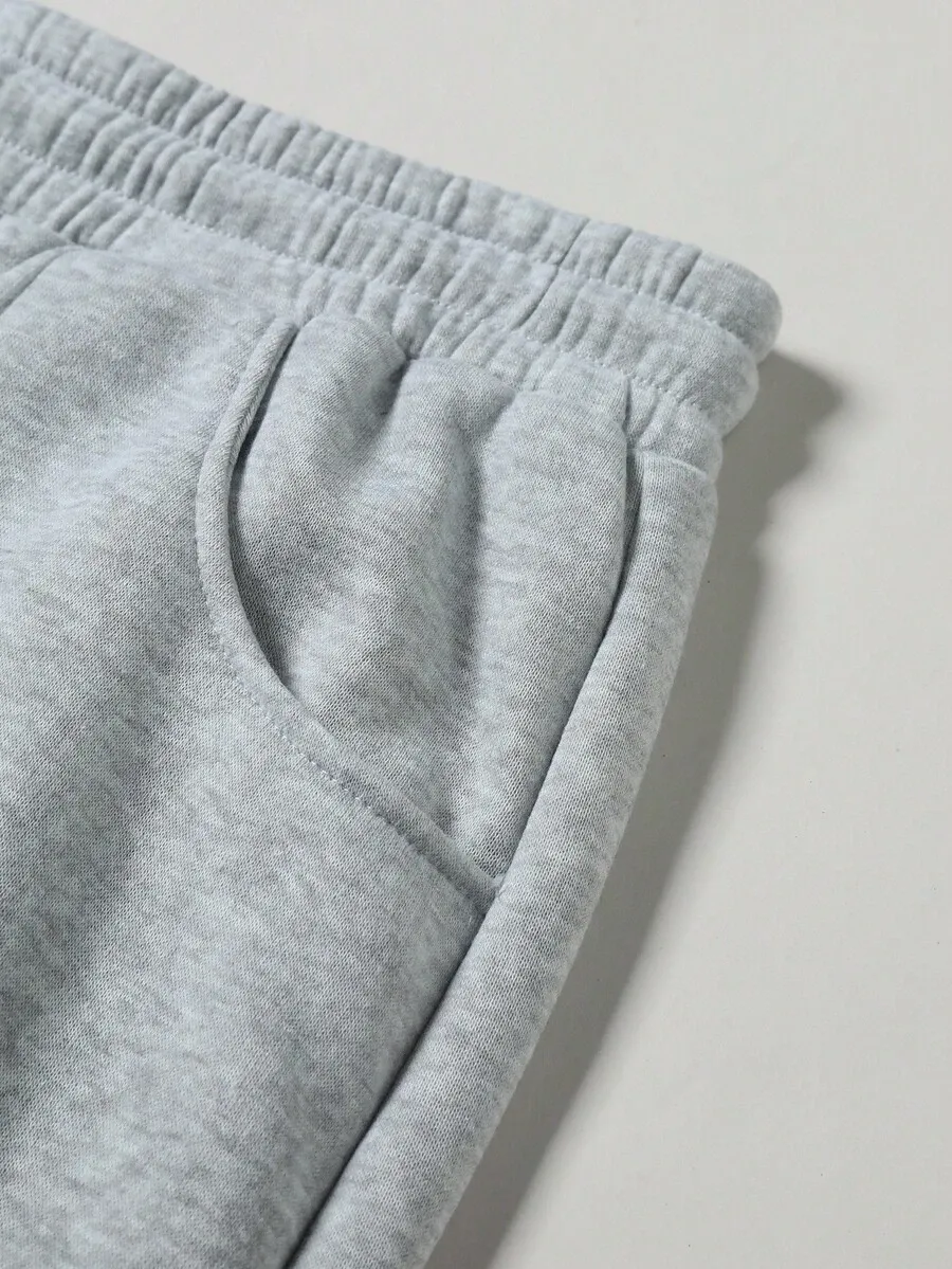 メンズ 無地 クルーネック 長袖 カジュアル スウェットシャツ  スウェットパンツ セット