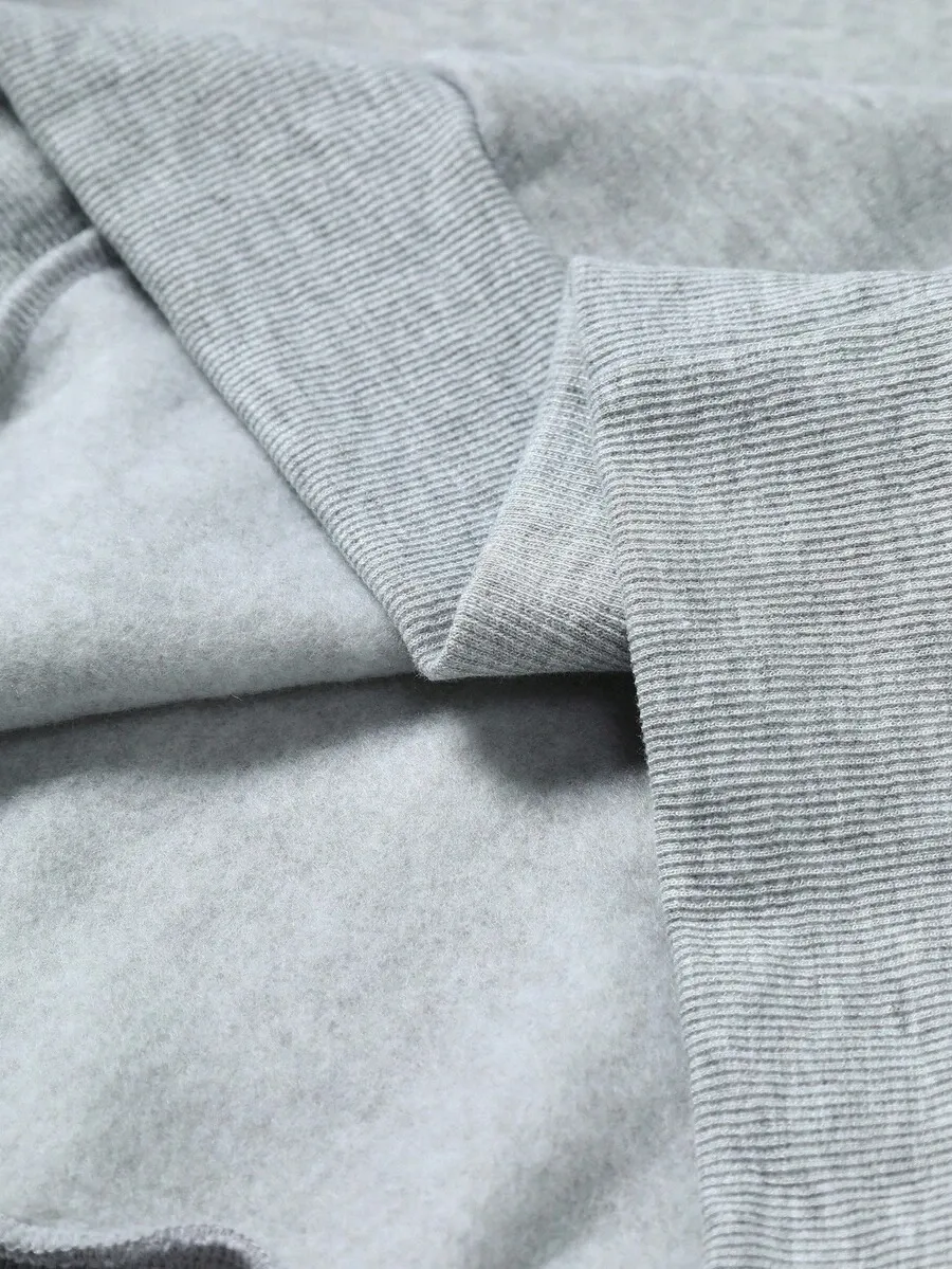 メンズ 無地 クルーネック 長袖 カジュアル スウェットシャツ  スウェットパンツ セット