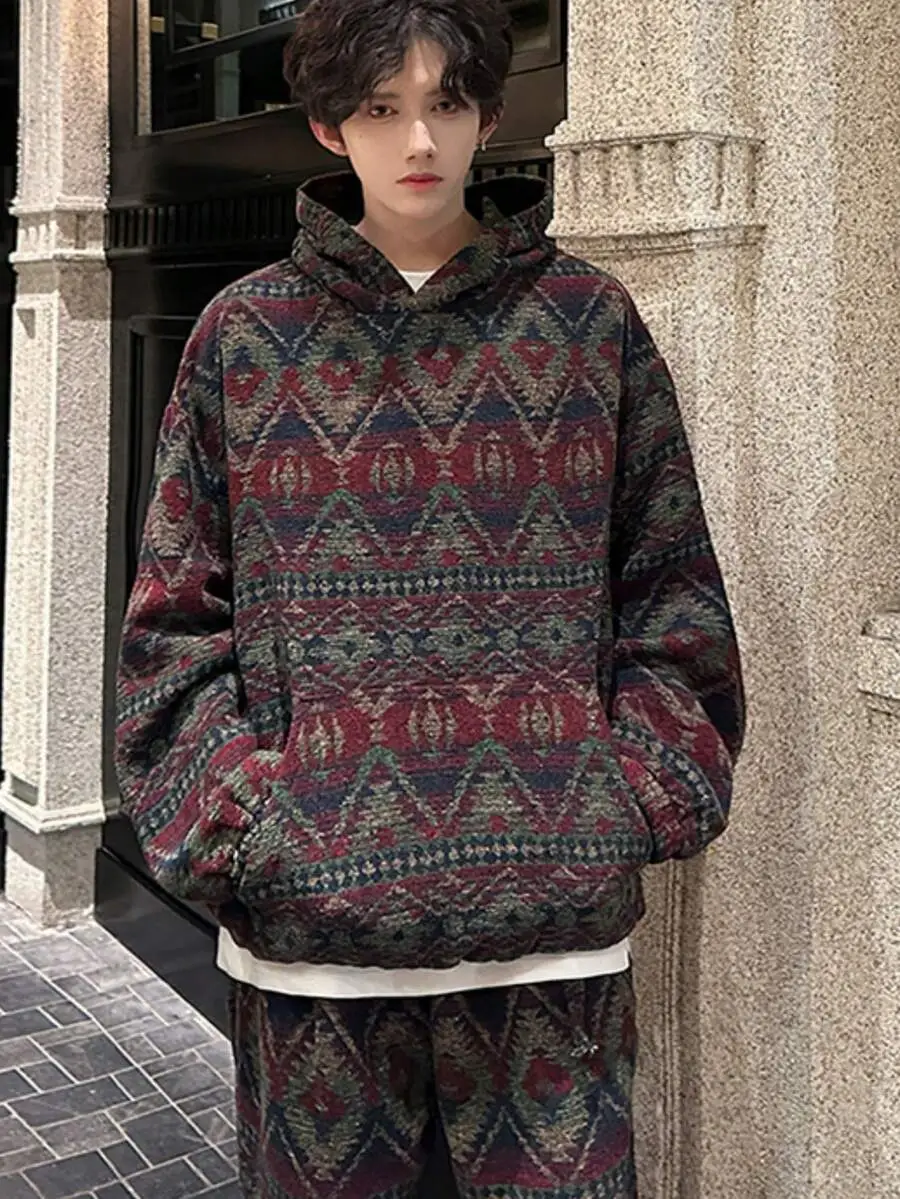 スウェットセットアップ メンズ 長袖 フード付き プルオーバー パーカー パンツ セットアップ