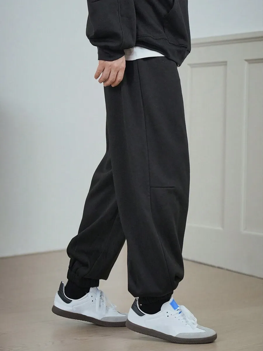 メンズ 無地 パーカー スエットパンツ セット