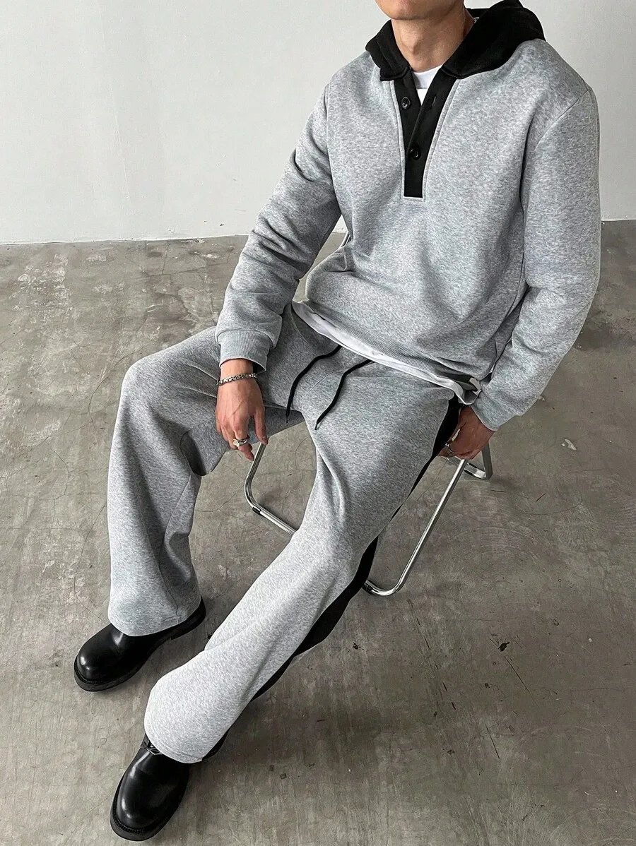 長袖パーカ スウェットパンツ セット カジュアル 2点セット