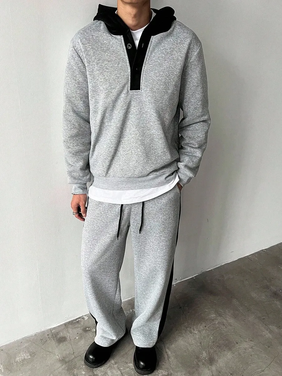 長袖パーカ スウェットパンツ セット カジュアル 2点セット