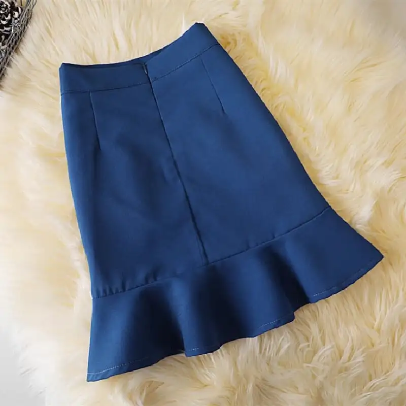 ボトムス スカート 4色展開 ミニスカート ペプラム