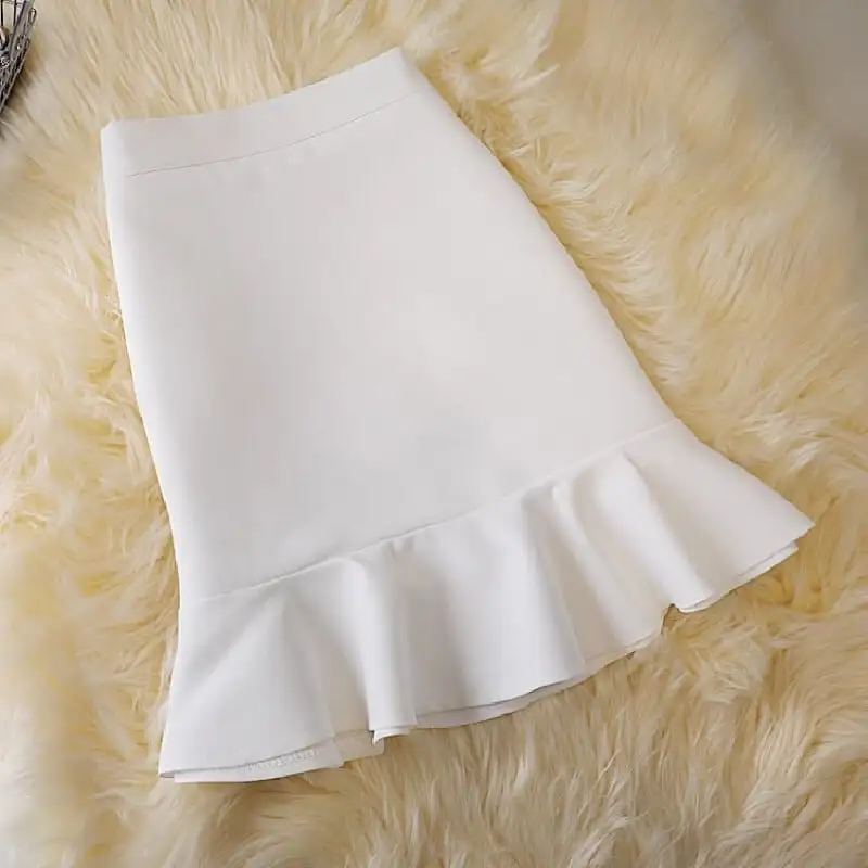 ボトムス スカート 4色展開 ミニスカート ペプラム