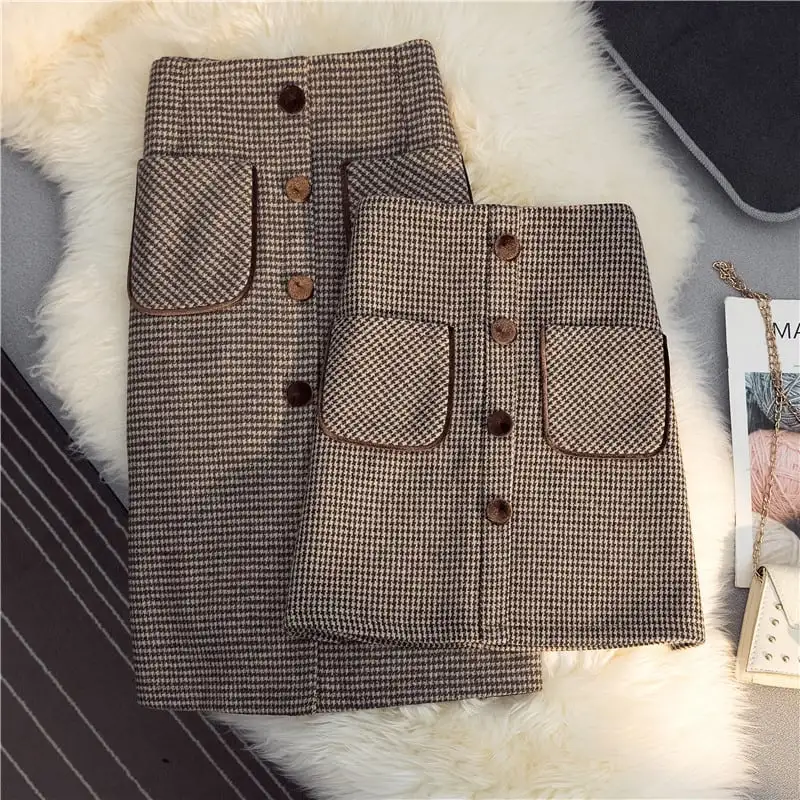 ボトムス スカート 気質満点 ウール エレガント 細見せ 高品質 魅せられる