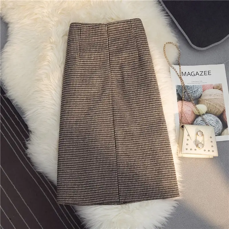 ボトムス スカート 気質満点 ウール エレガント 細見せ 高品質 魅せられる