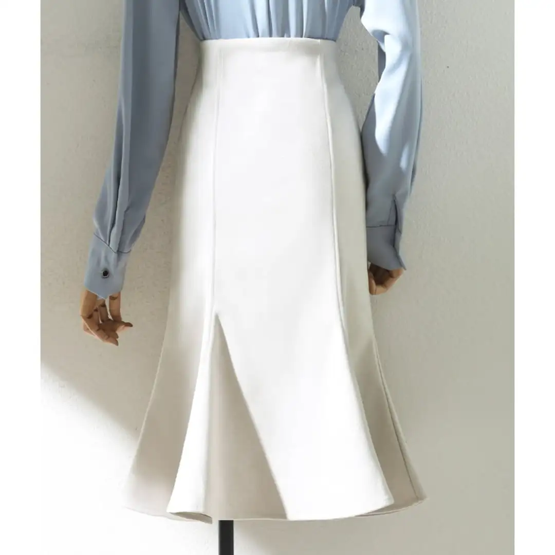 ボトムス スカート 2色展開 フィッシュテール 気質満点 通勤