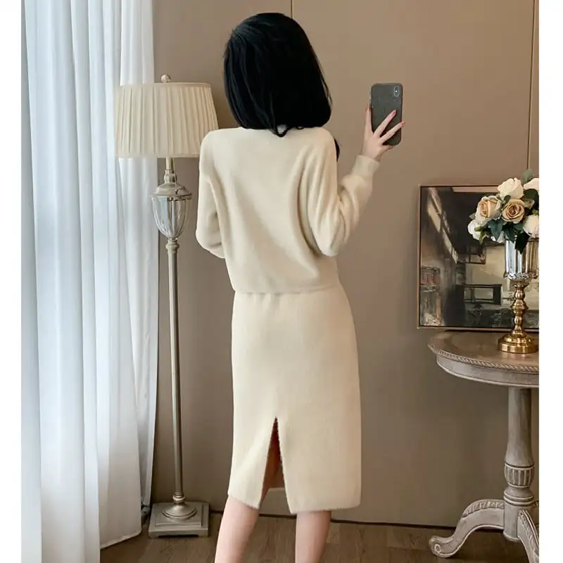 セットアップ トップス+スカート エレガント 着心地良い