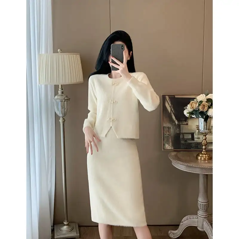 セットアップ トップス+スカート エレガント 着心地良い