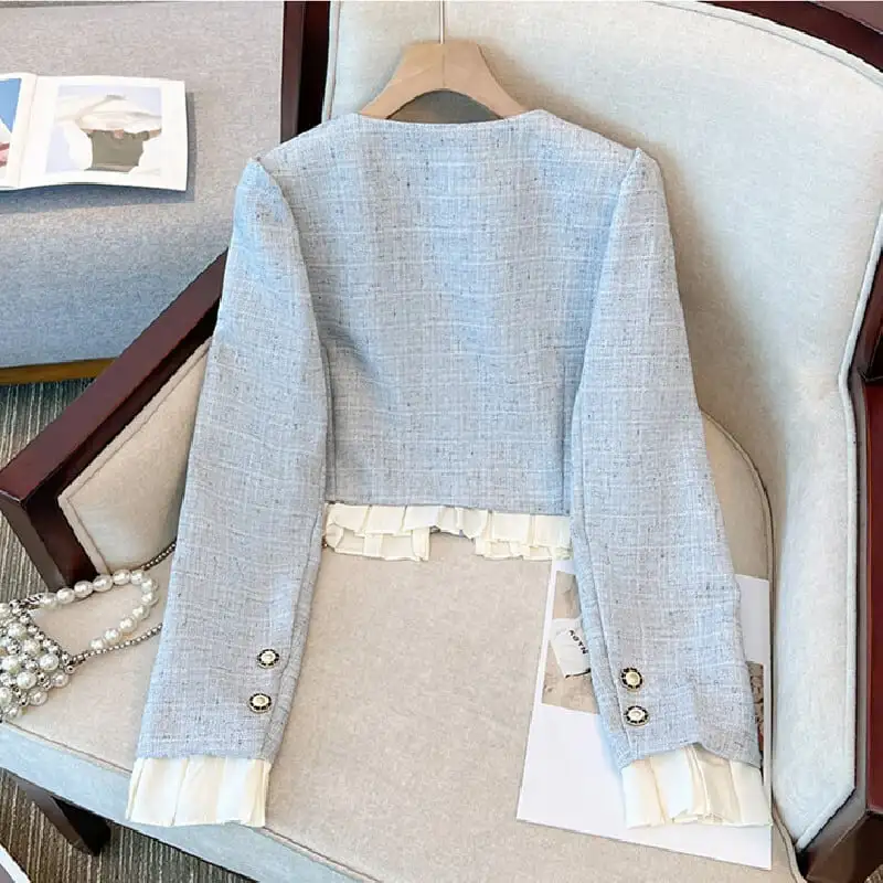 セットアップ ジャケット+スカート 2色展開 通勤 大きいサイズ