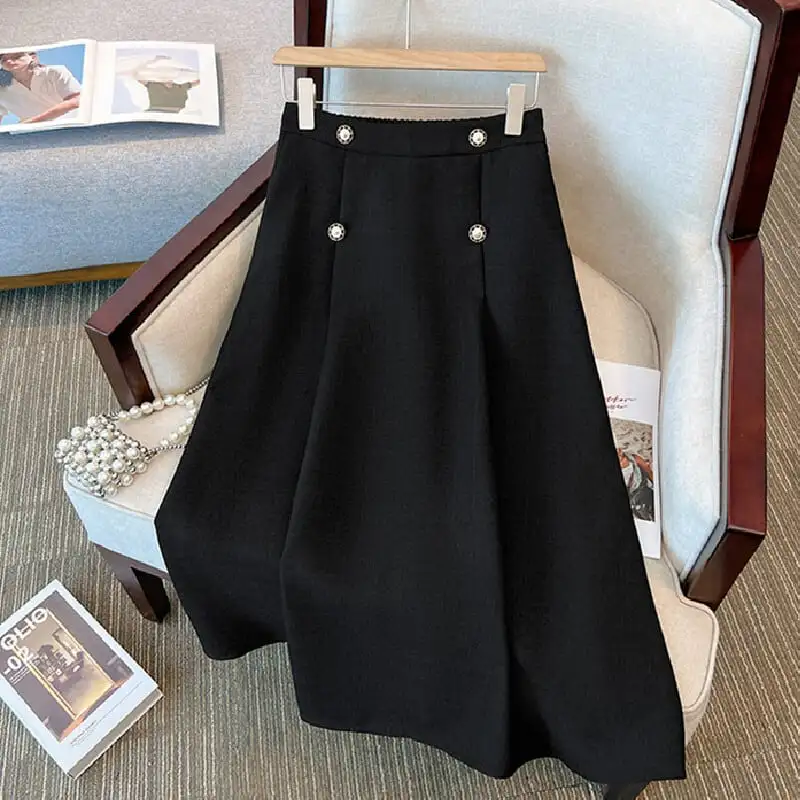 セットアップ ジャケット+スカート 2色展開 通勤 大きいサイズ