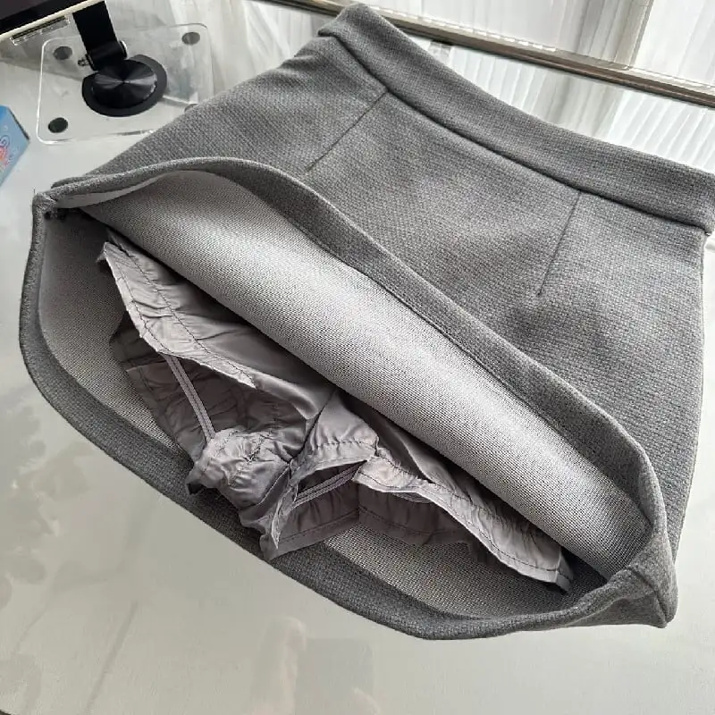 セットアップ トップス+スカート POLOネック レース 洗練される