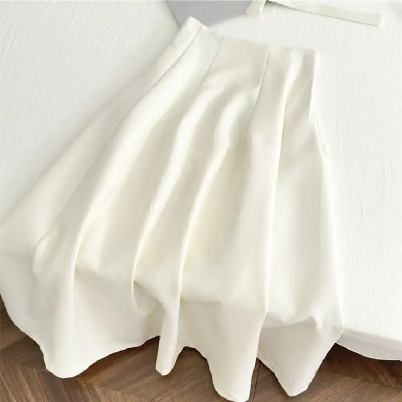 セットアップ ジャケット+スカート 大振裾 長袖 ダブルブレスト 気質アップ