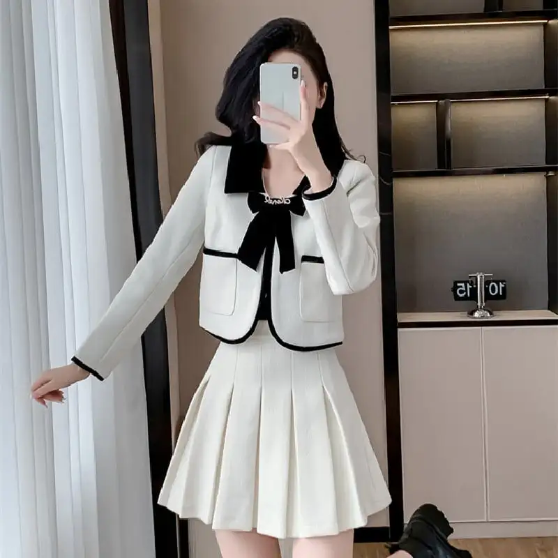 セットアップ ジャケット+スカート 長袖 通勤 ハイウエスト 洗練される