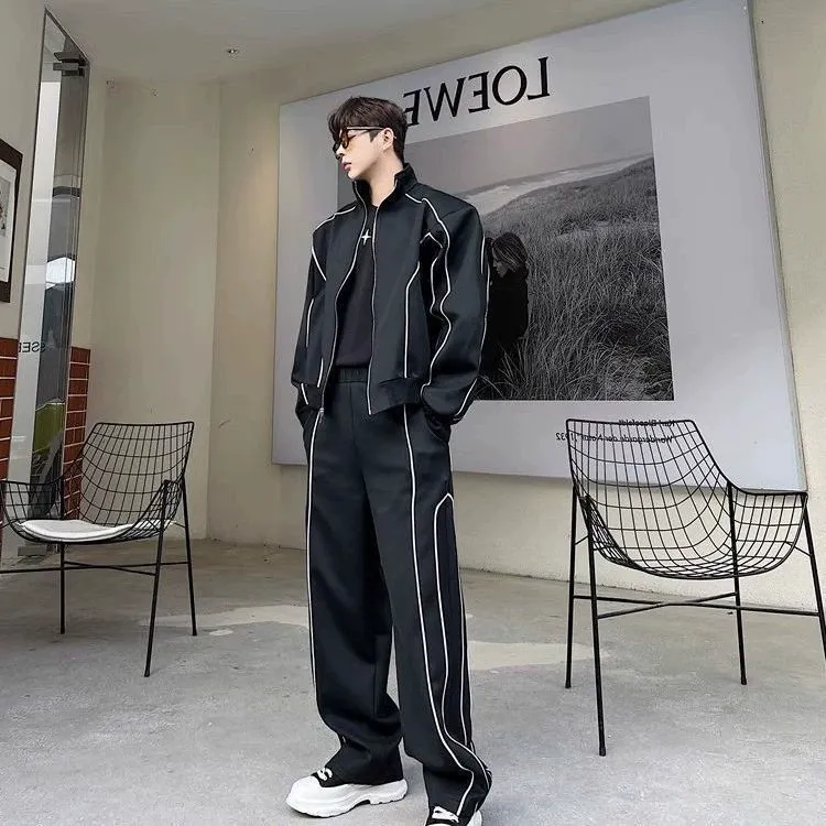 セットアップ カジュアル ジャケット+長ズボン