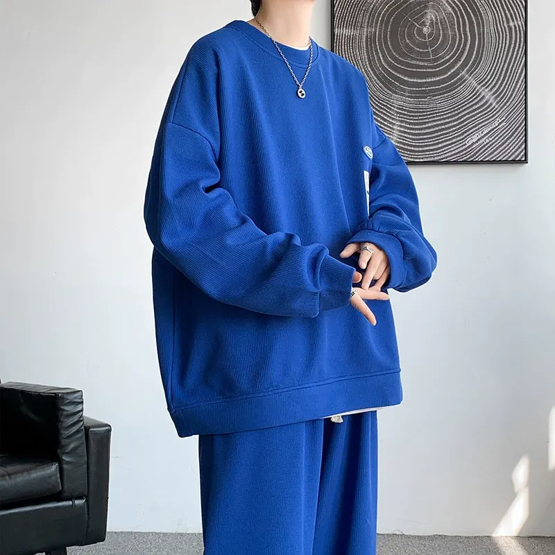 セットアップ トレンド カジュアル ルーズ トレーナー+長ズボン 二点セット