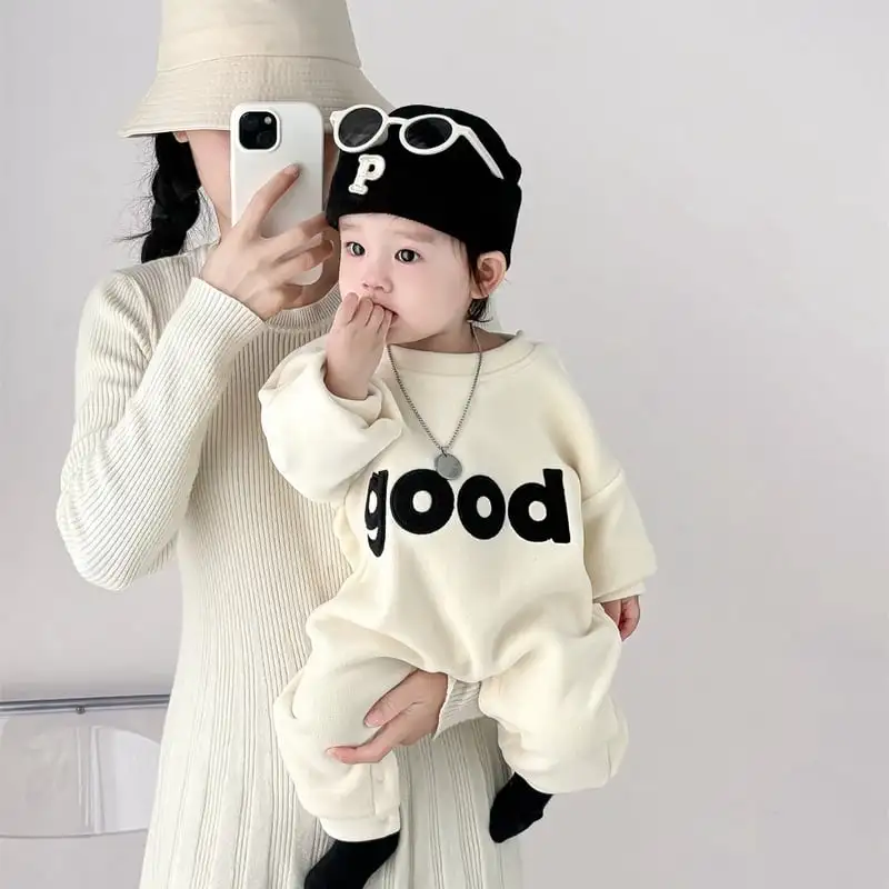 【66-100cm】暖かいgoodロンパース