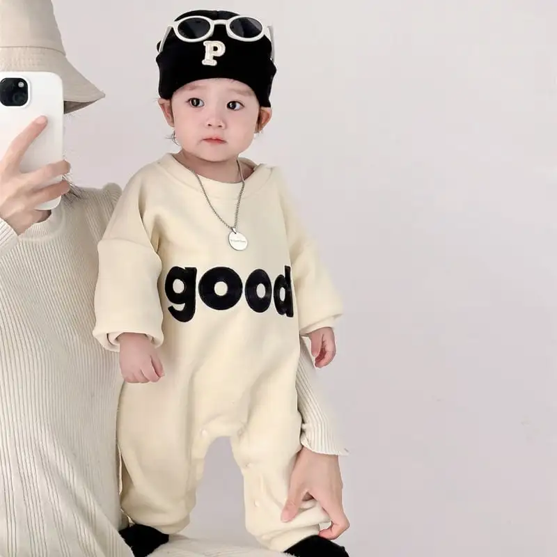 【66-100cm】暖かいgoodロンパース