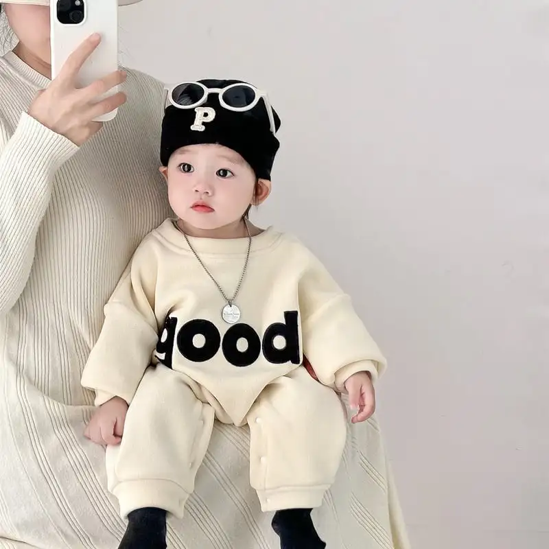 【66-100cm】暖かいgoodロンパース