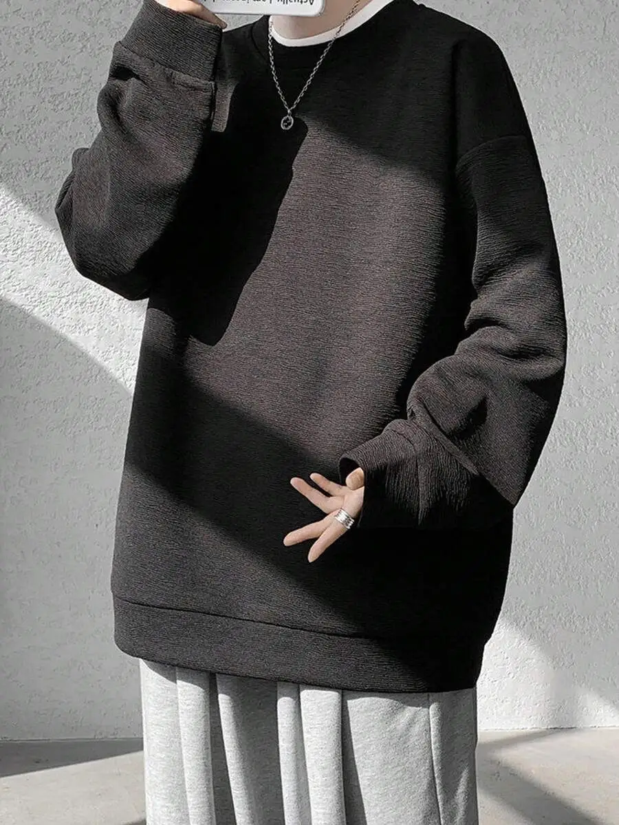 トレーナー 長袖 スウェット クルーネック