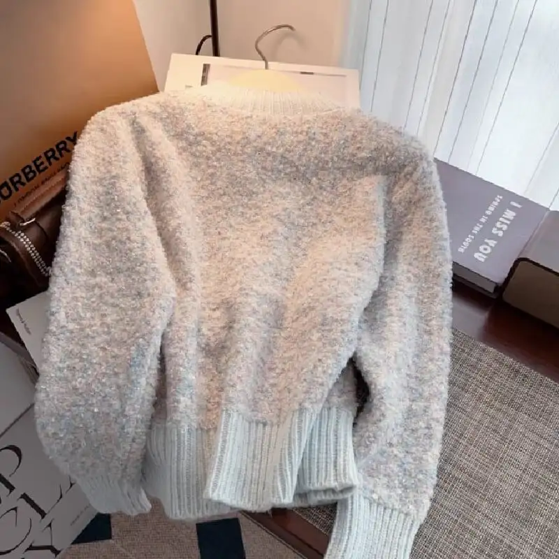 トップス セーター カーディガン 4色展開 カラフル 長袖