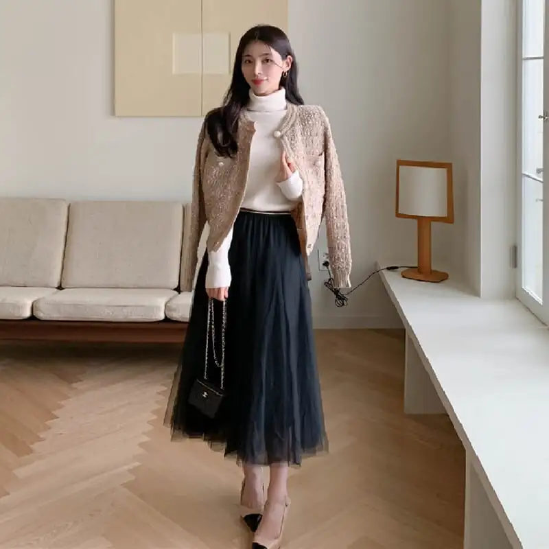 カーディガン ニットセーター シングルブレスト 気質満点