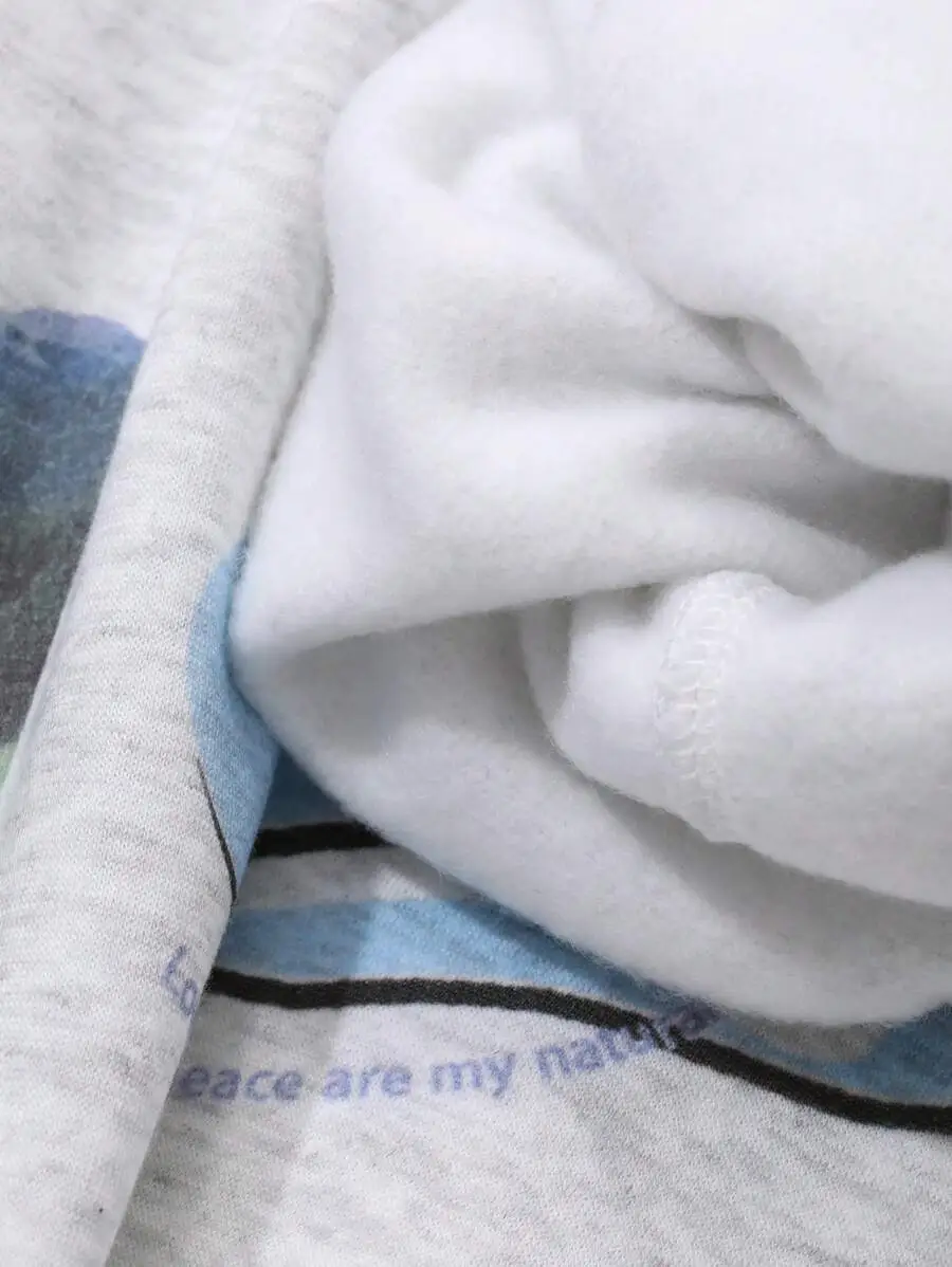 文字プリント スウェットシャツ セット