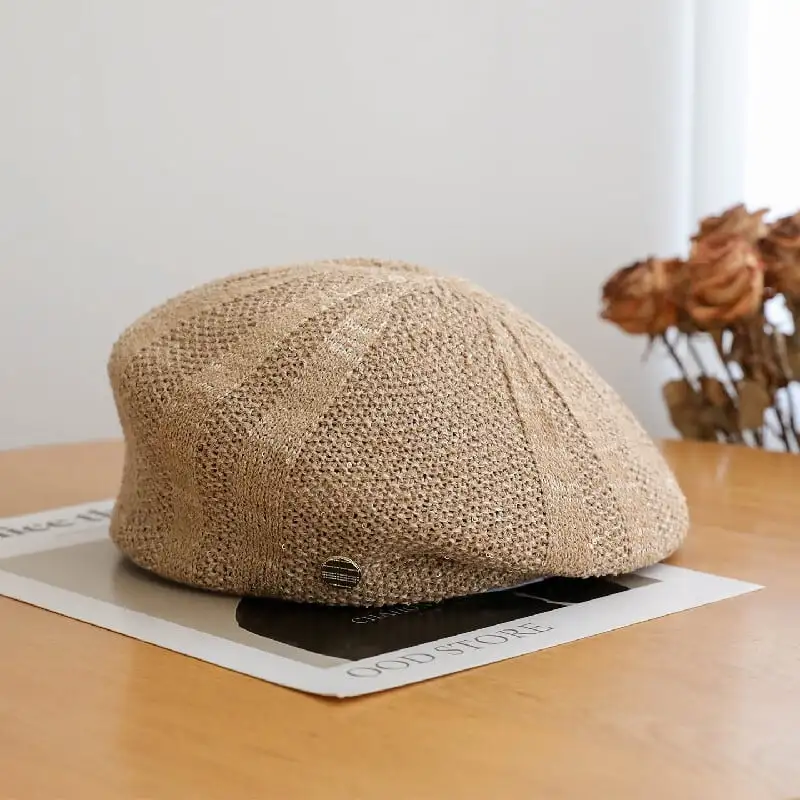 帽子 5色展開 ベレー帽 スパンコール キラキラ デート ブラック