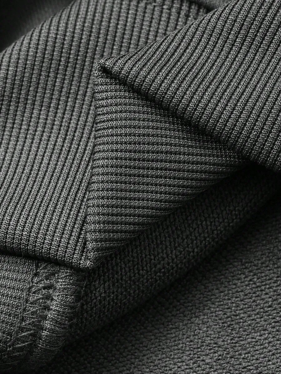 メンズ カジュアル ダークグレー パーカー 上下セット